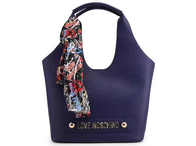 Love Moschino Handbags Blue Synthetic  ref.83405